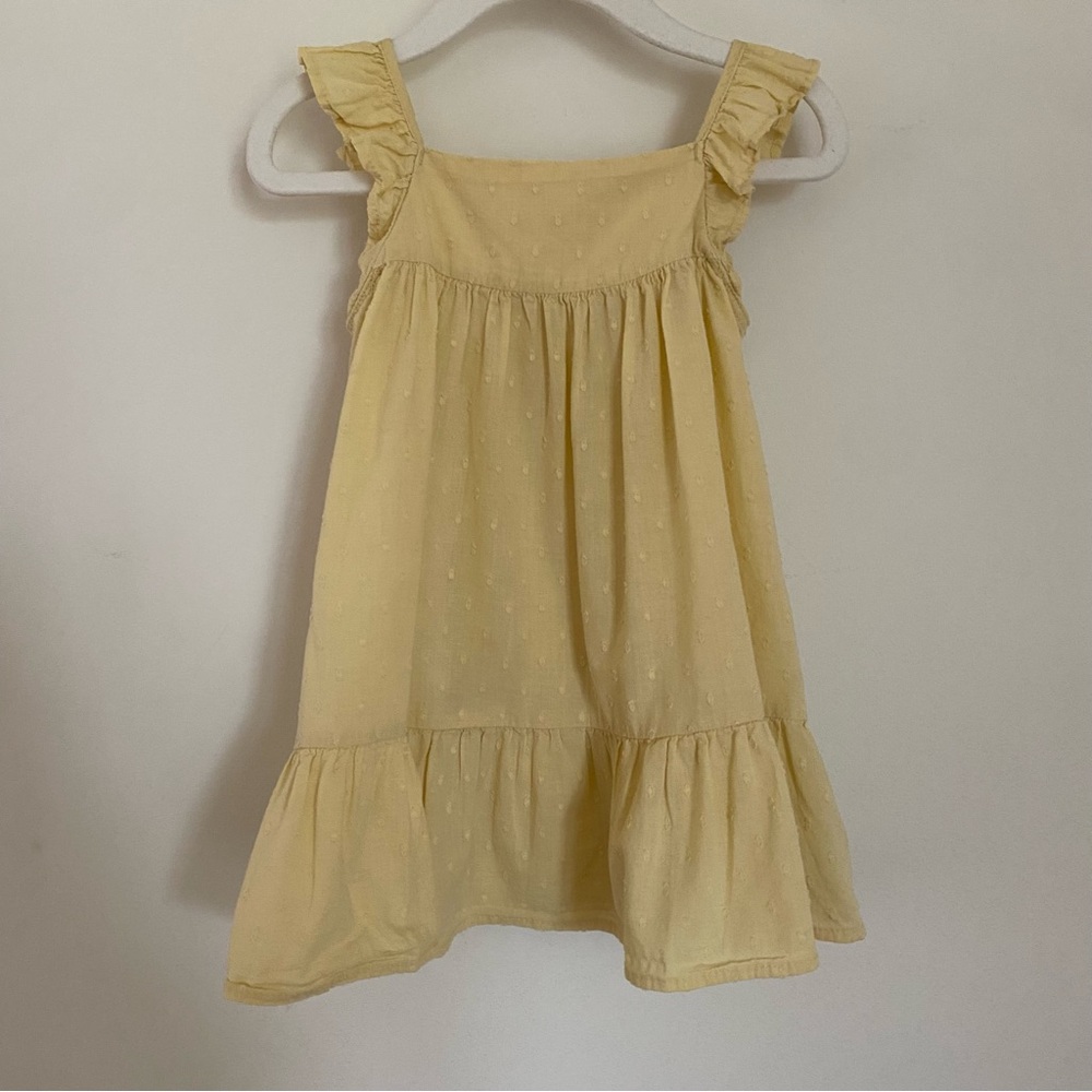 Yellow Ruffle Baby Dress - Picture 2 of 7